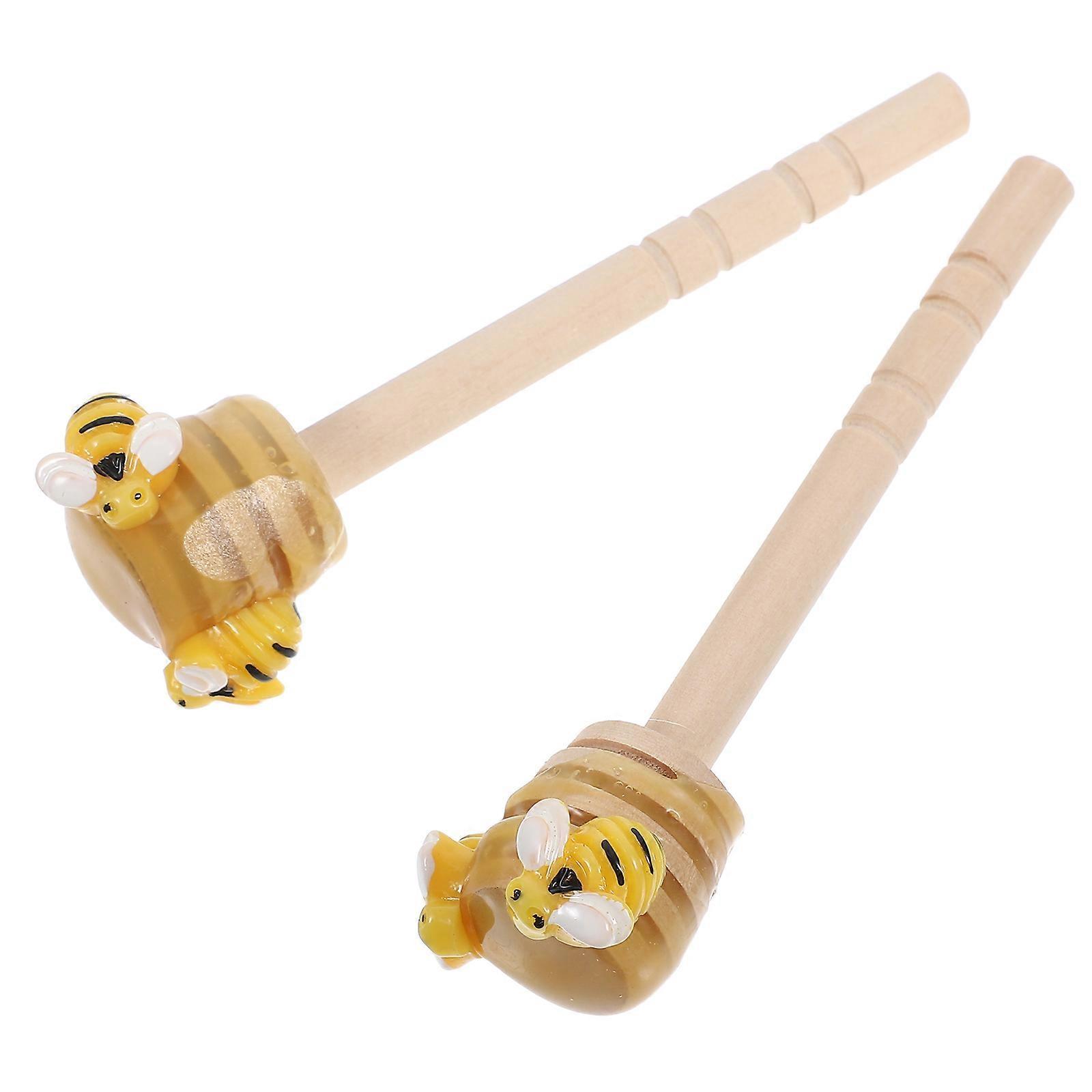 Bee Kitchen Decor Mini Stirring Sticks for Decor Use 10Pcs Set