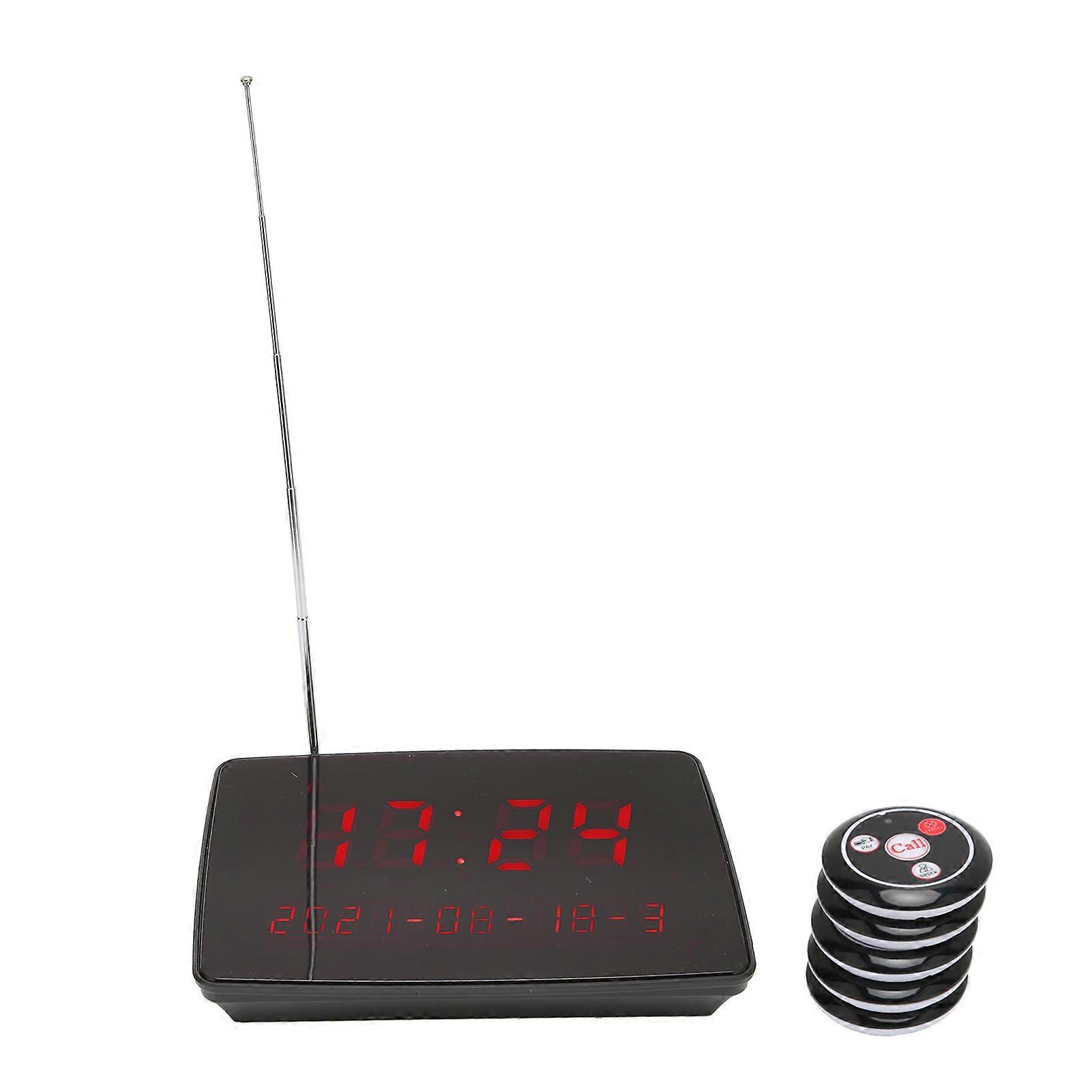 Wireless Restaurant Calling System 30 Buttons IPX4 Waterproof Pager