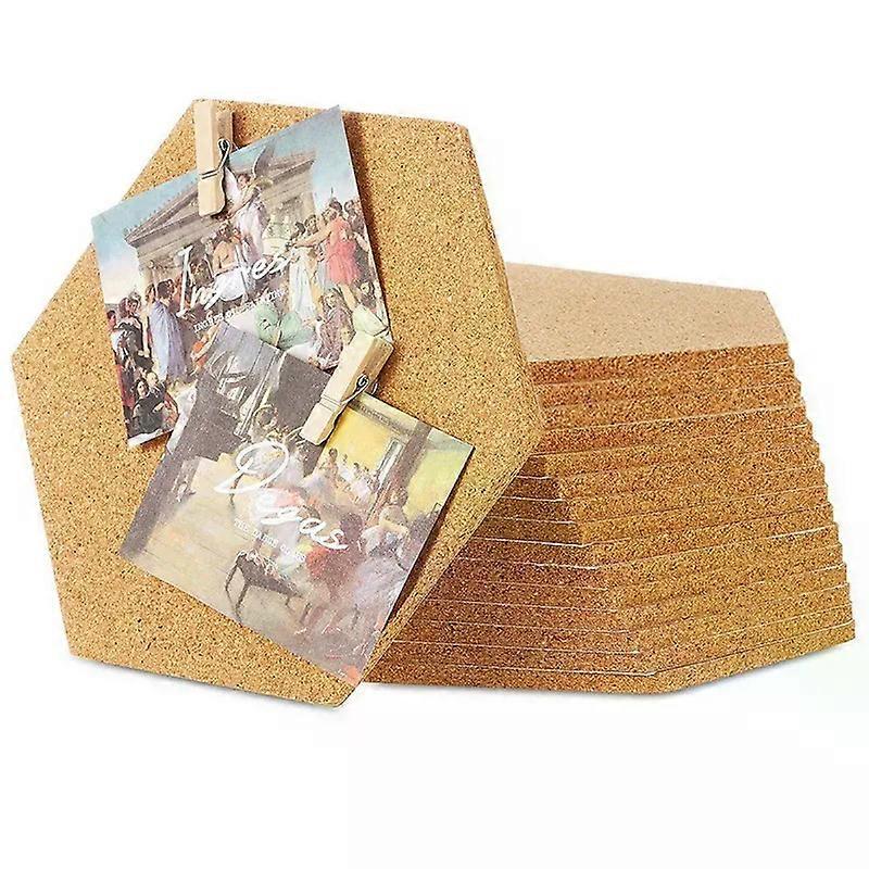 1/2/4/6pcs Cork Board Removable Cork Board for Walls Small Sheet Cork Board Wall Table