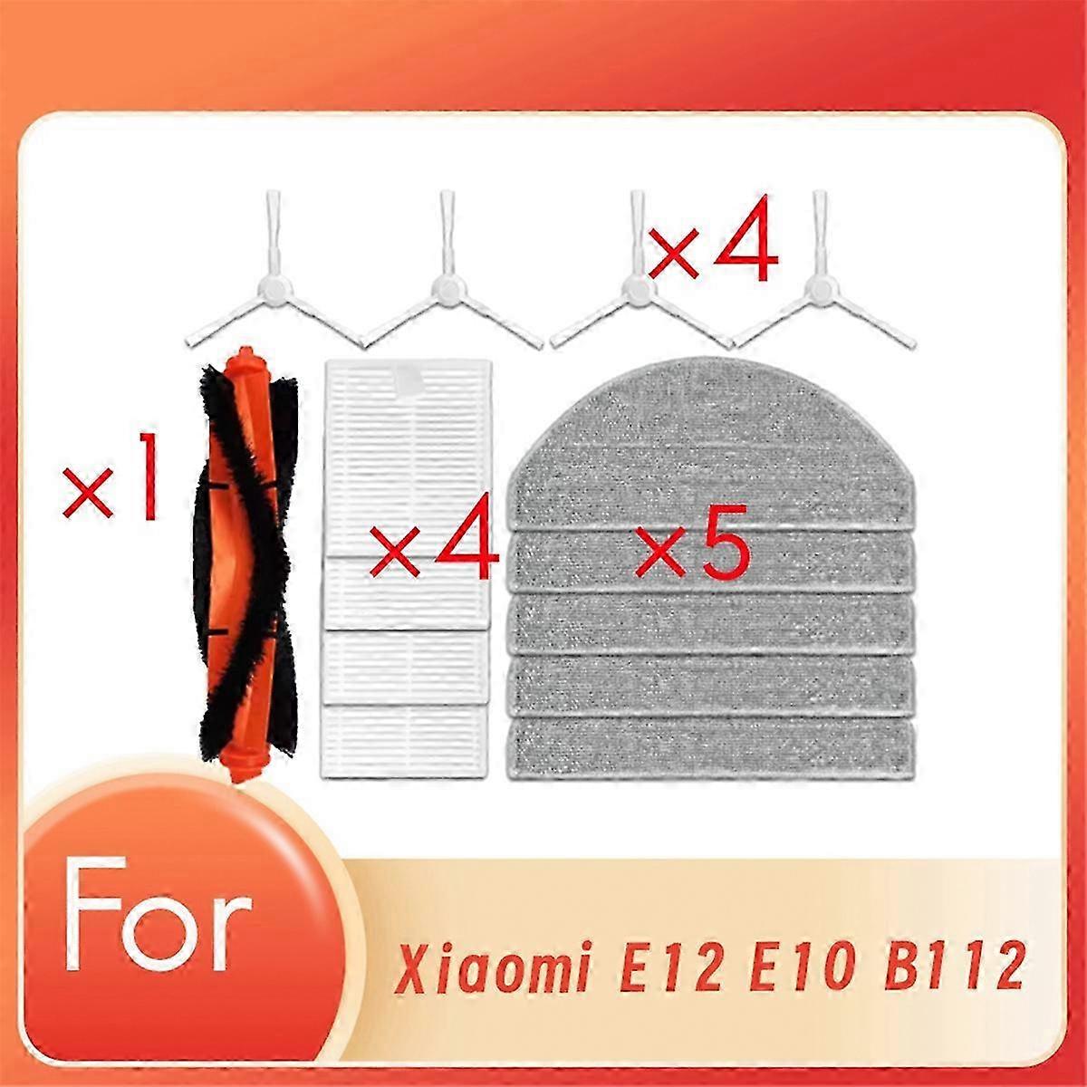 Robot Vacuum Replacement Parts Kit - For E10/B112/E12 Models - Includes Brushes, Filters, Mop Pads - View #3