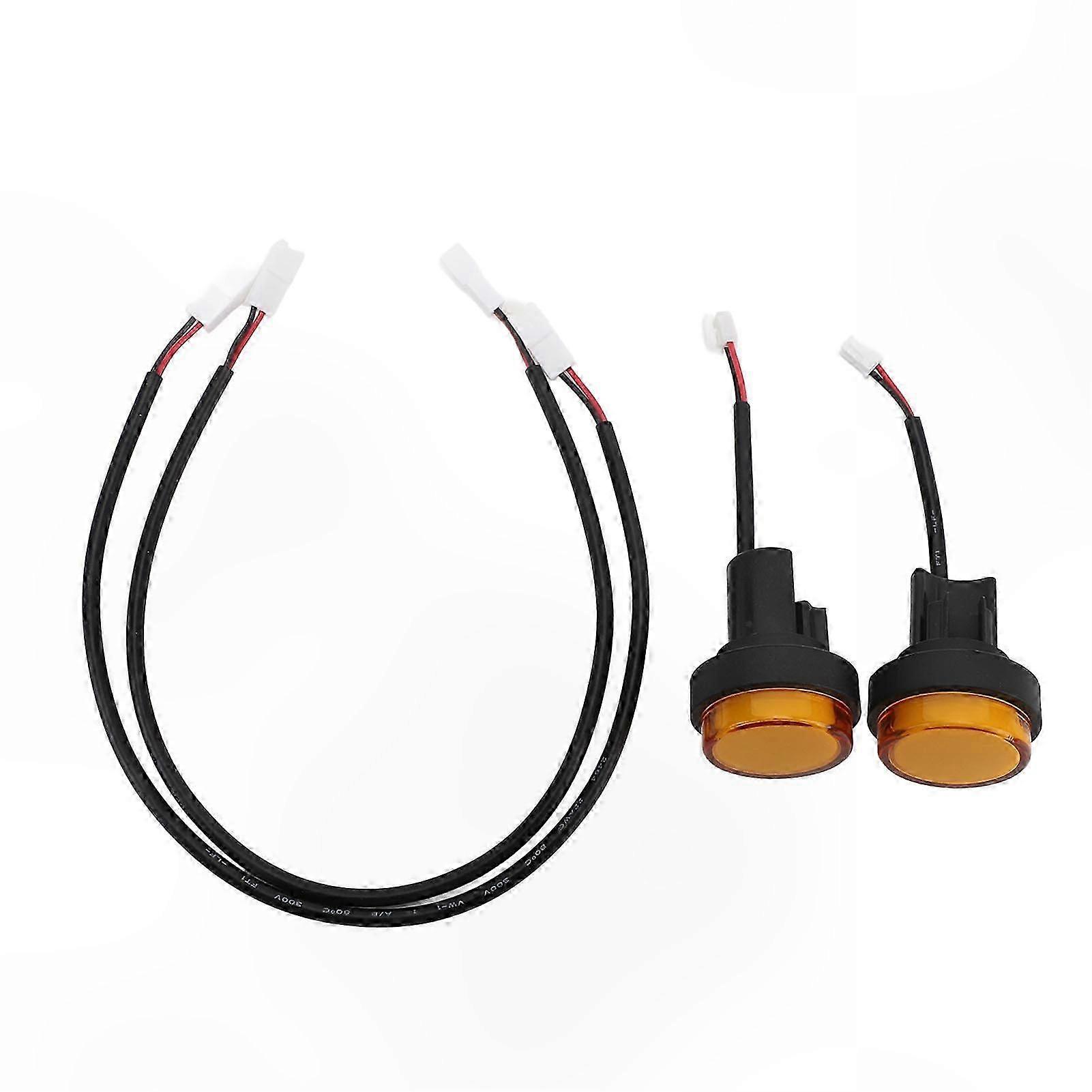 Universal Electric Scooter Turn Signal Lights, 2 Pcs Left Right Indicator for Road Use