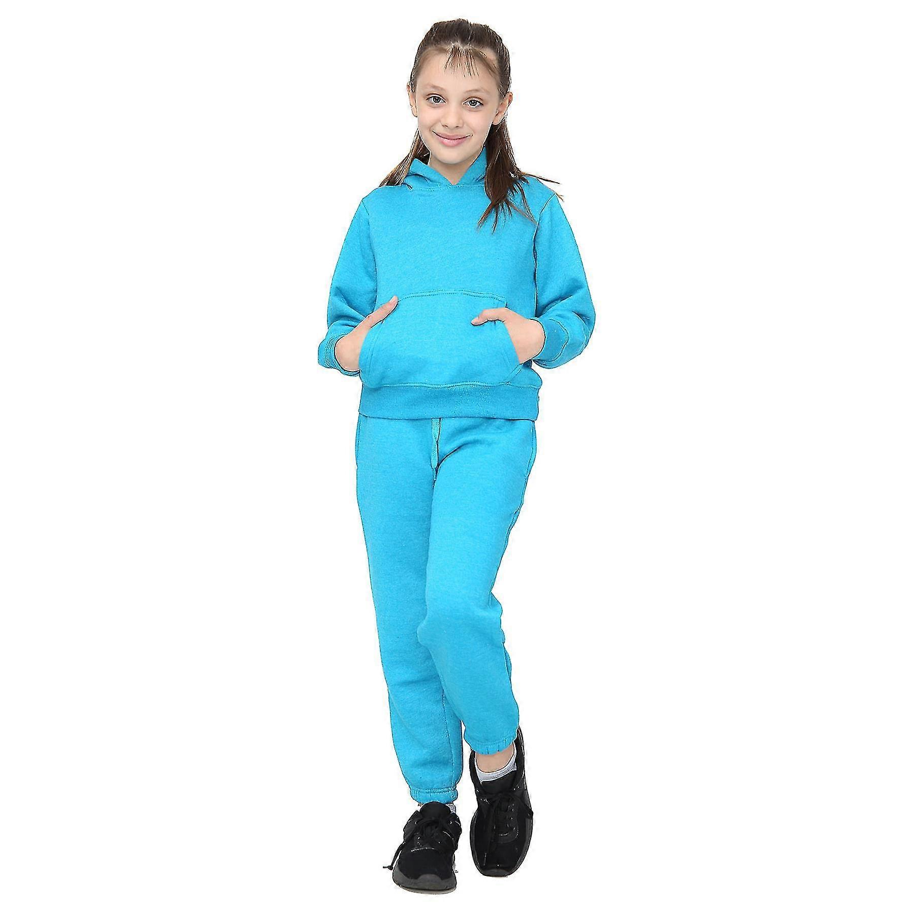 Tuta unisex con cappuccio in tinta unita con felpa