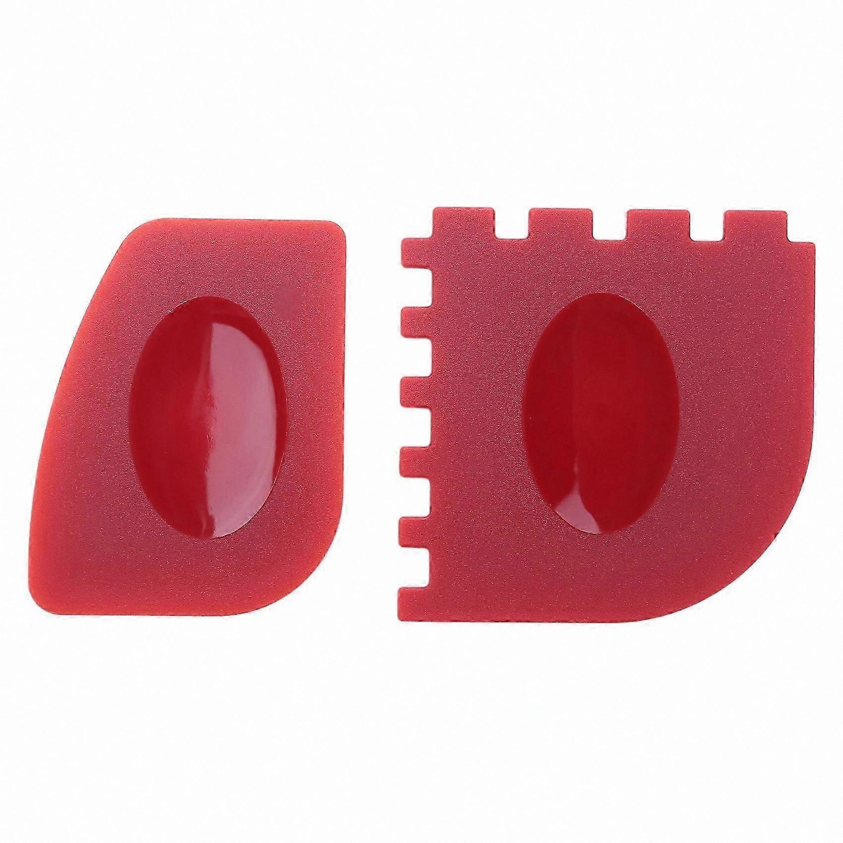 6-Piece Non-Slip Silicone Handle Holder and Plastic Scraper Set for Cast Iron Cookware Cleaning Accessory Kit