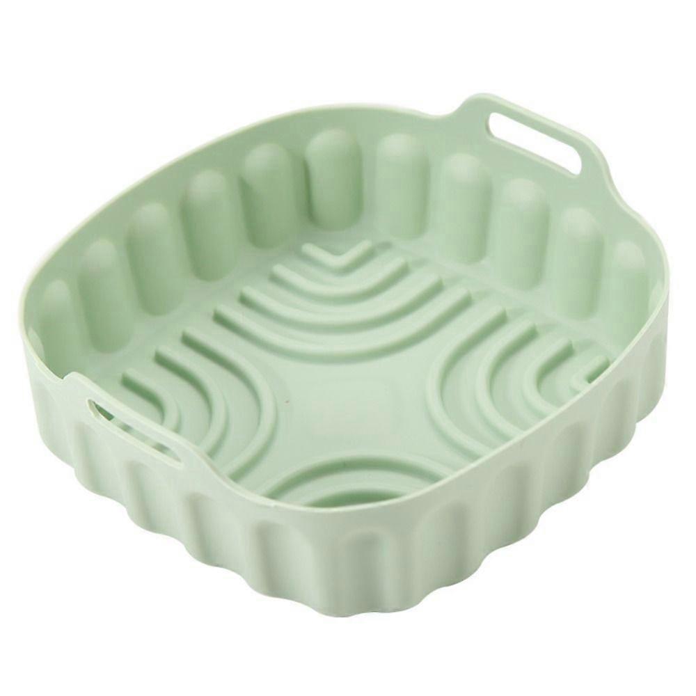 Quadratische Silikon-Luftfritteuse-Einlagen, antihaftbeschichtet, lebensmittelecht, Ofenablage, Luftfritteuse-Eins?tze, mehrfarbige Airfryer
