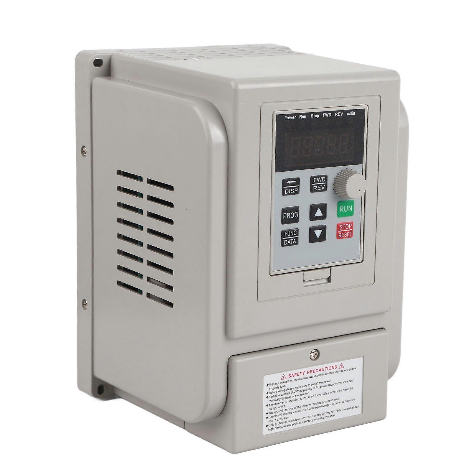 220VAC Variable Frequency Drive Speed Controller for Single Phase 1.5kW AC Motor