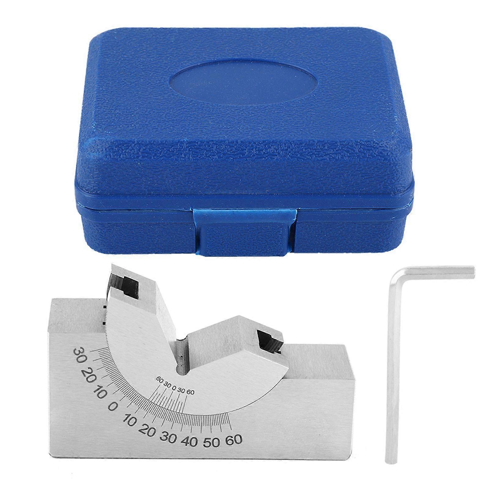 75x25x36 AP30 Tool Steel Precision Micro Adjustable Angle V Block Milling