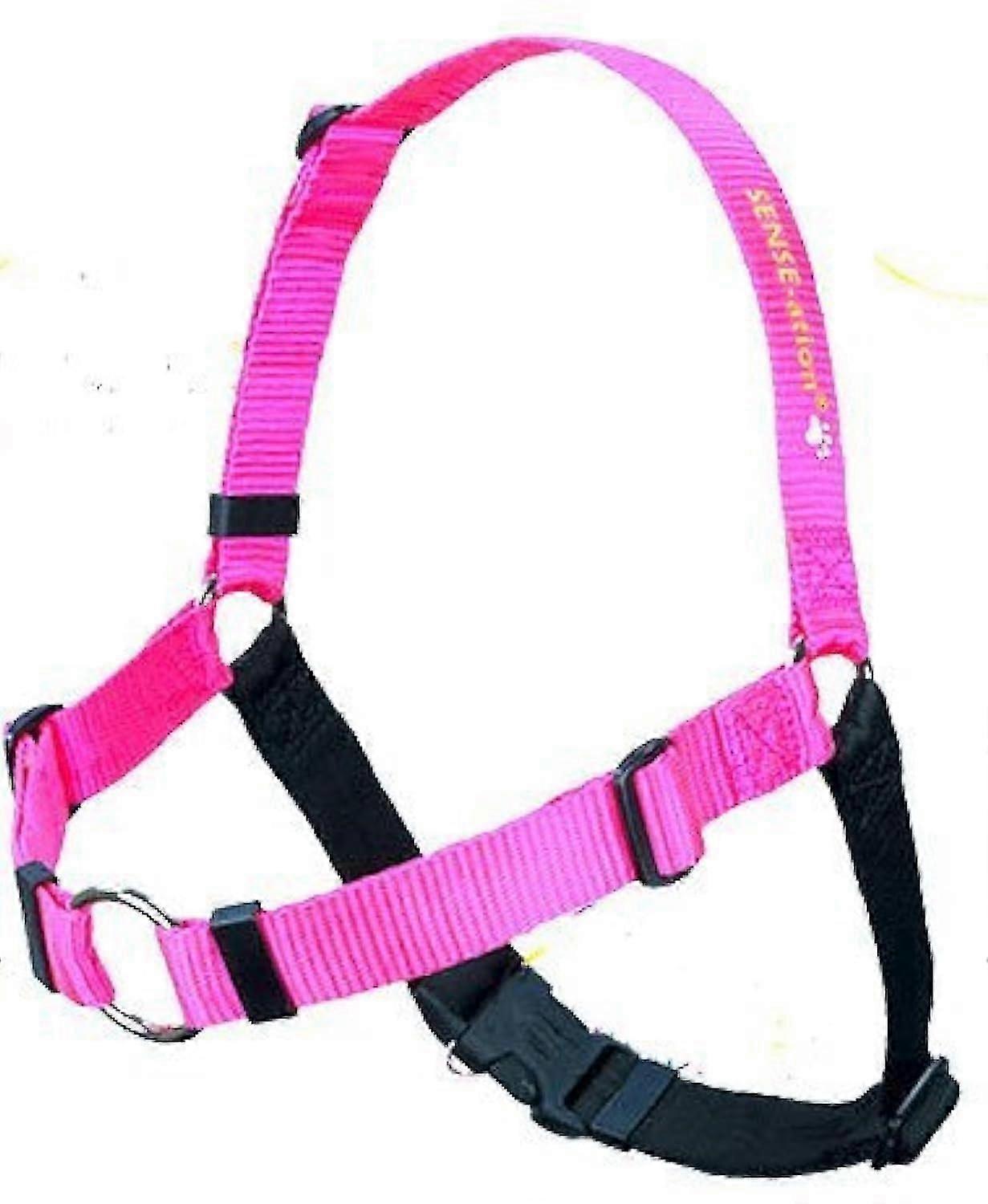 Original Senseation No-Pull Dog Training Harness in Pink Medium Size for Comfortable and Effective Dog Walking
