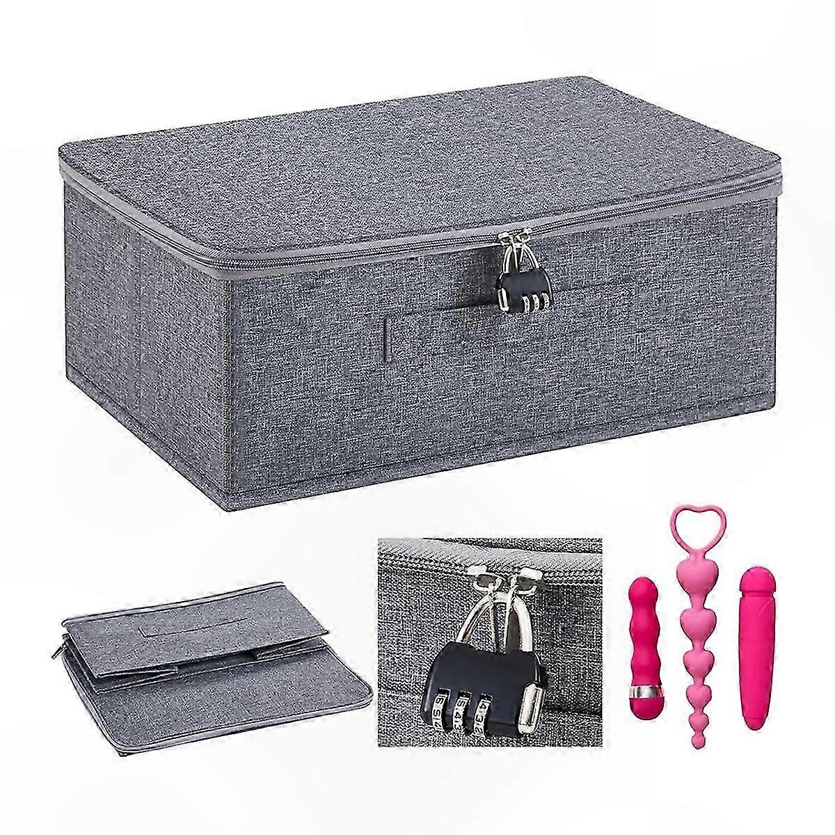 Secure Storage Bag for Personal Items with Lock