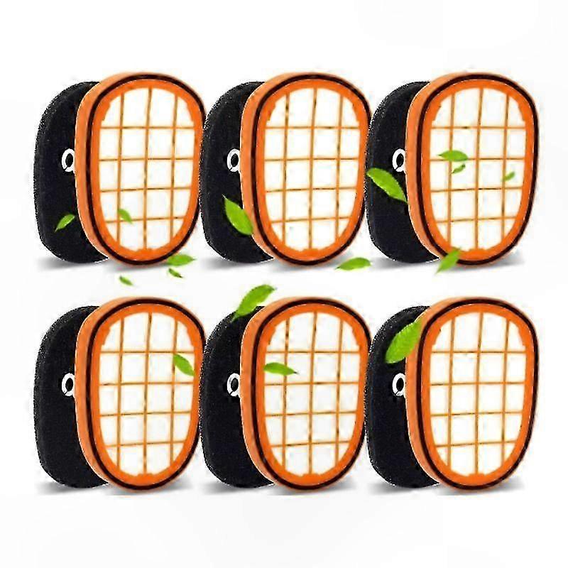 Replacement Filters for Handheld Vacuum Cleaner - 4/6pcs Washable Filters Compatible with Aqua SpeedPro Max Models FC6812 FC6813 FC6822 FC5005/01