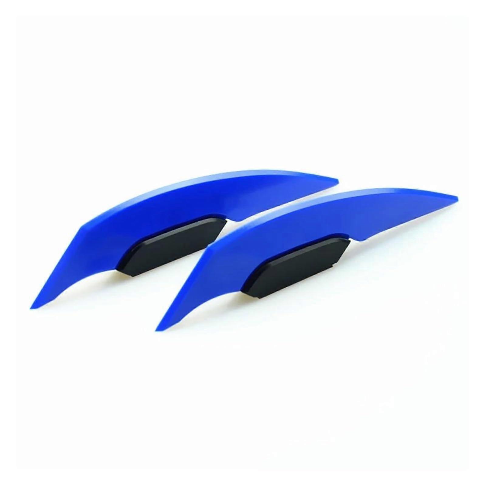 Front Fairing Fixed Wing Plate Side Wing Spoiler Dynamic Wing Decorative Sticker Blue for KTM RC125