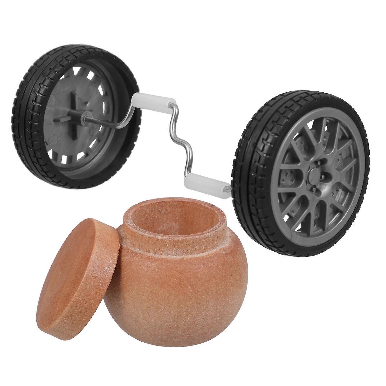 Bird Training Wheel Stand Parrot Balance Toy for Playing 3Sets