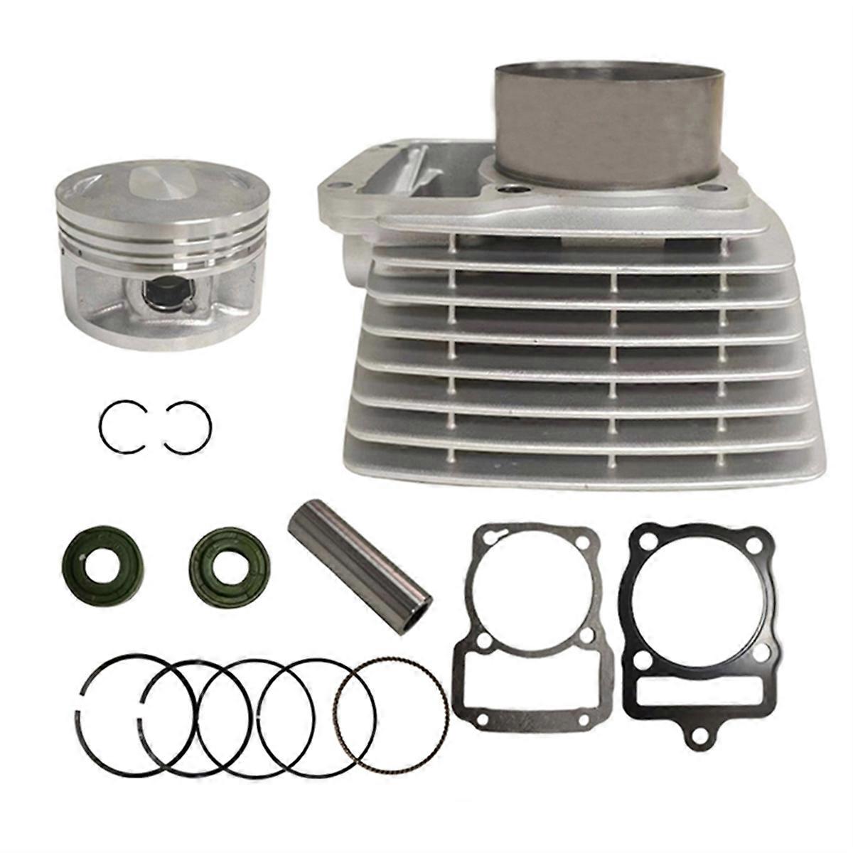 72.5mm Motorcycle Engine Cylinder Piston Gasket Kit for CG250 Upgrade to CG350 350cc