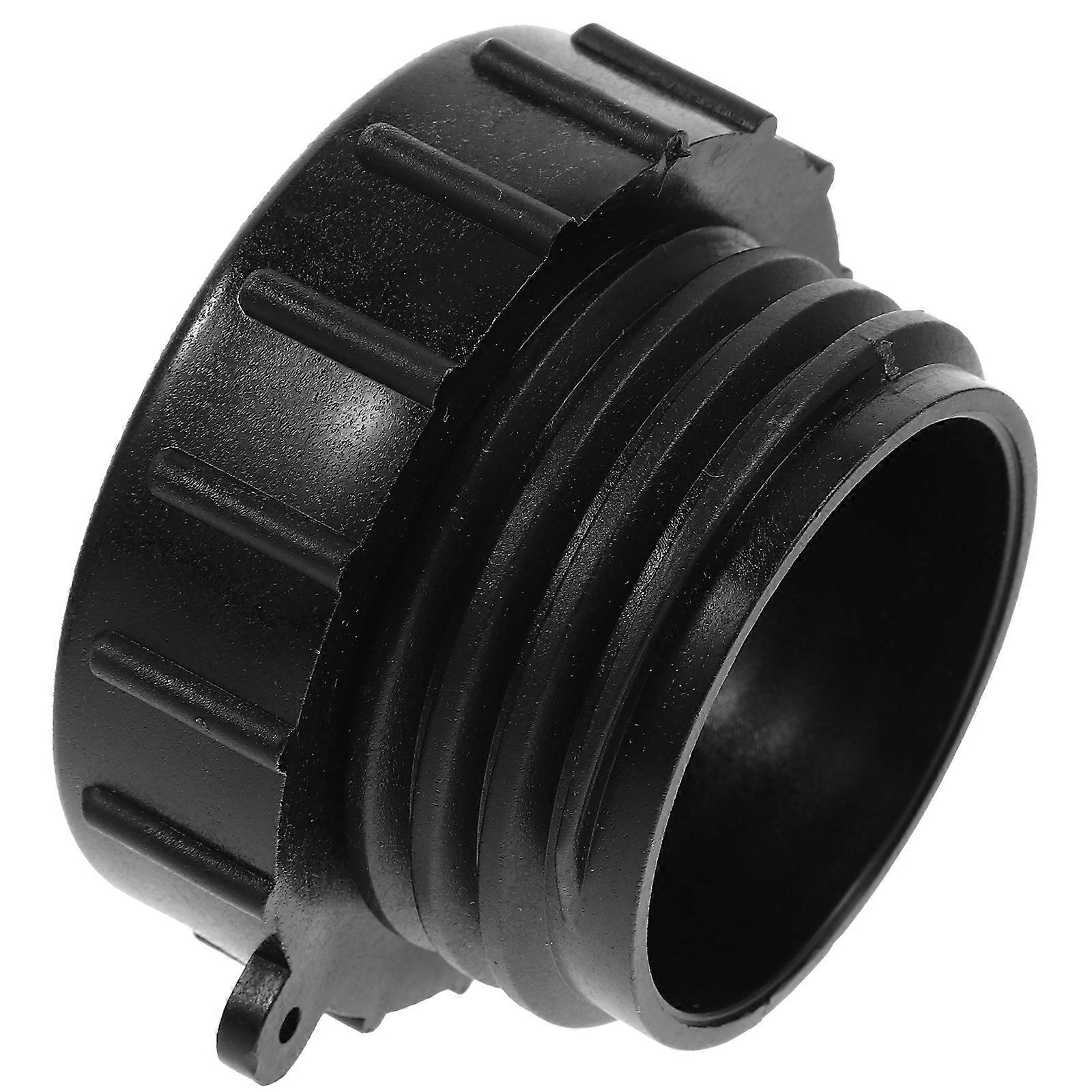 Ibc Tote Adapter Water Storage for Garden Equipment Plastic Black Compact Durable 1Pack