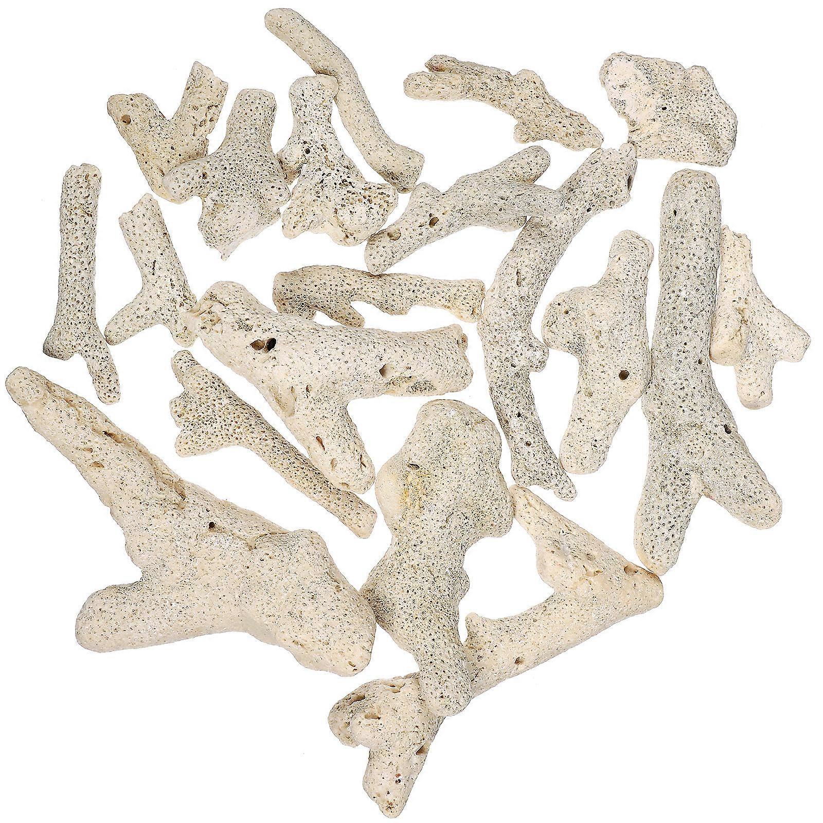 Decorative Stones 500g Random Color Filtration Material For Fish Tanks 4.5x4.5cm Ideal For Aquarium And Garden Applications 5Pcs