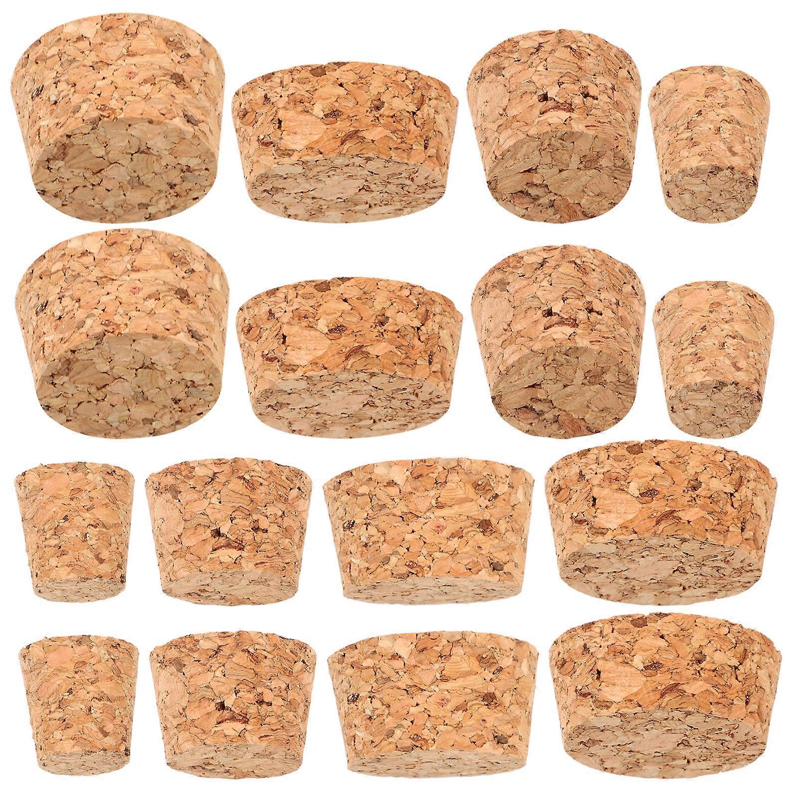 Replacement Cork Stoppers 40Pcs Preserve Beverage Flavor for Home Users and with Round Shape
