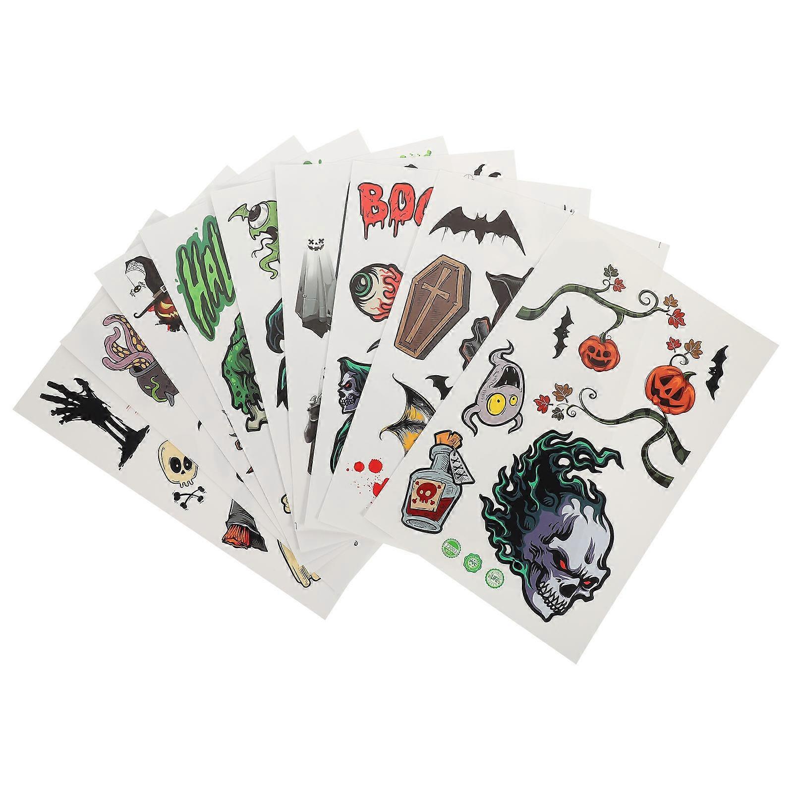 Glass Stickers Static Window Decal for Decoration 36 Sheets