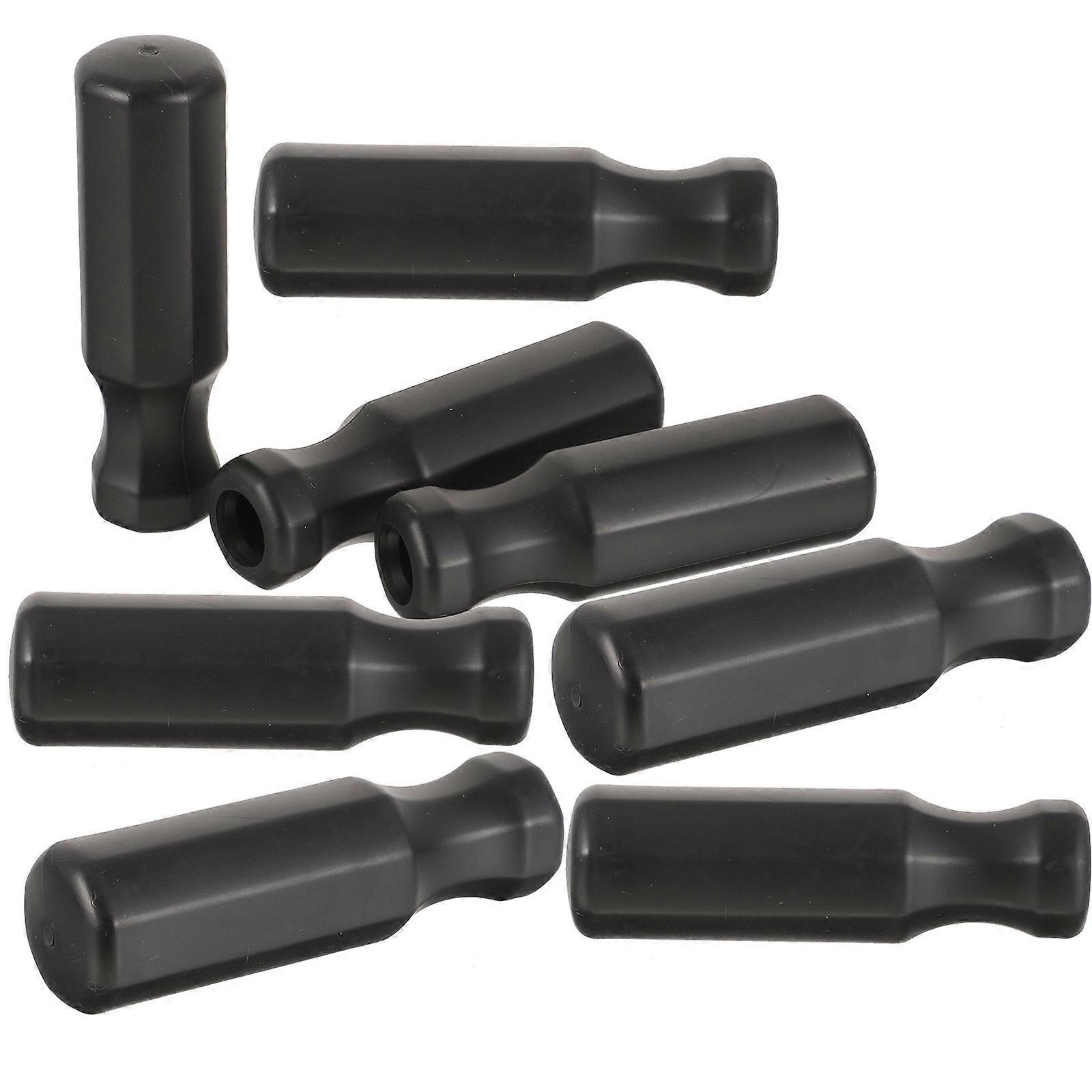 Football Table Accessories 8Pcs Octagonal Non-Slip Grip Ergonomic Design Handles Suitable for Home Use