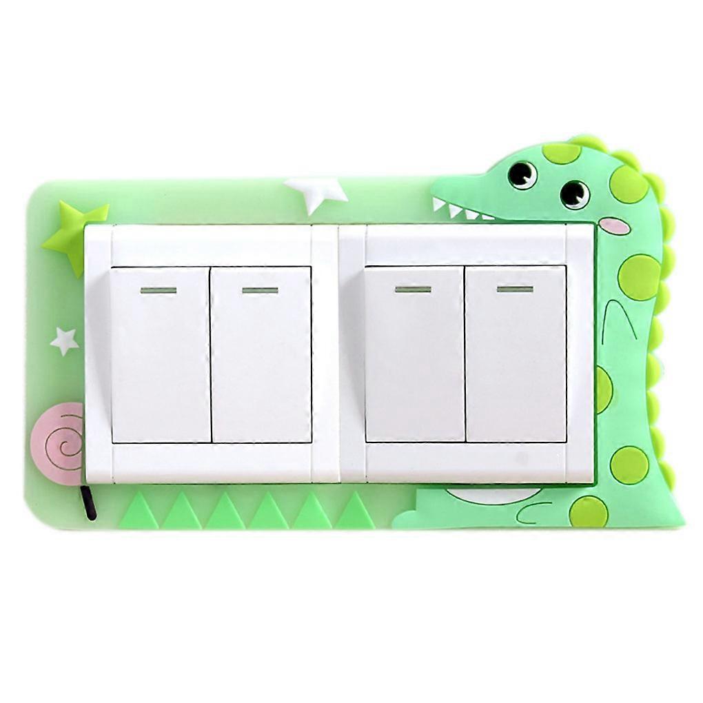Cartoon Light Switch Paste Free Protective Covers Living Room Decor Socket Paste Stickers