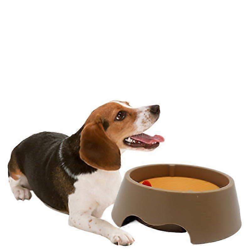 Green Pet Floating Water Bowl Non Wet Mouth Dog Cat ABS Silicone Pet Drinking Circulator Bowl 17.5x9cm 600ml