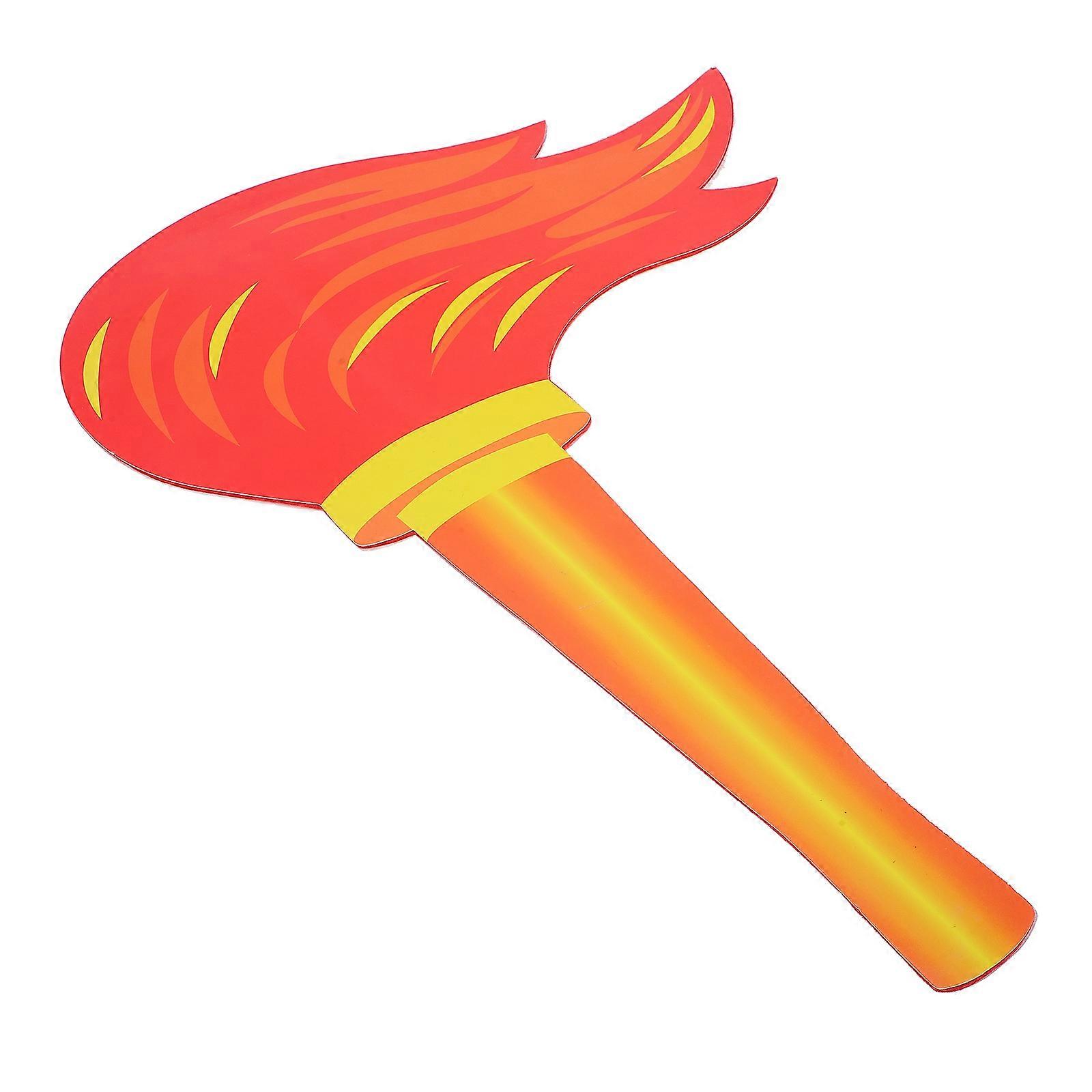 Felt Torch Toys Artificial for Decoration 5Pcs Simulation Set