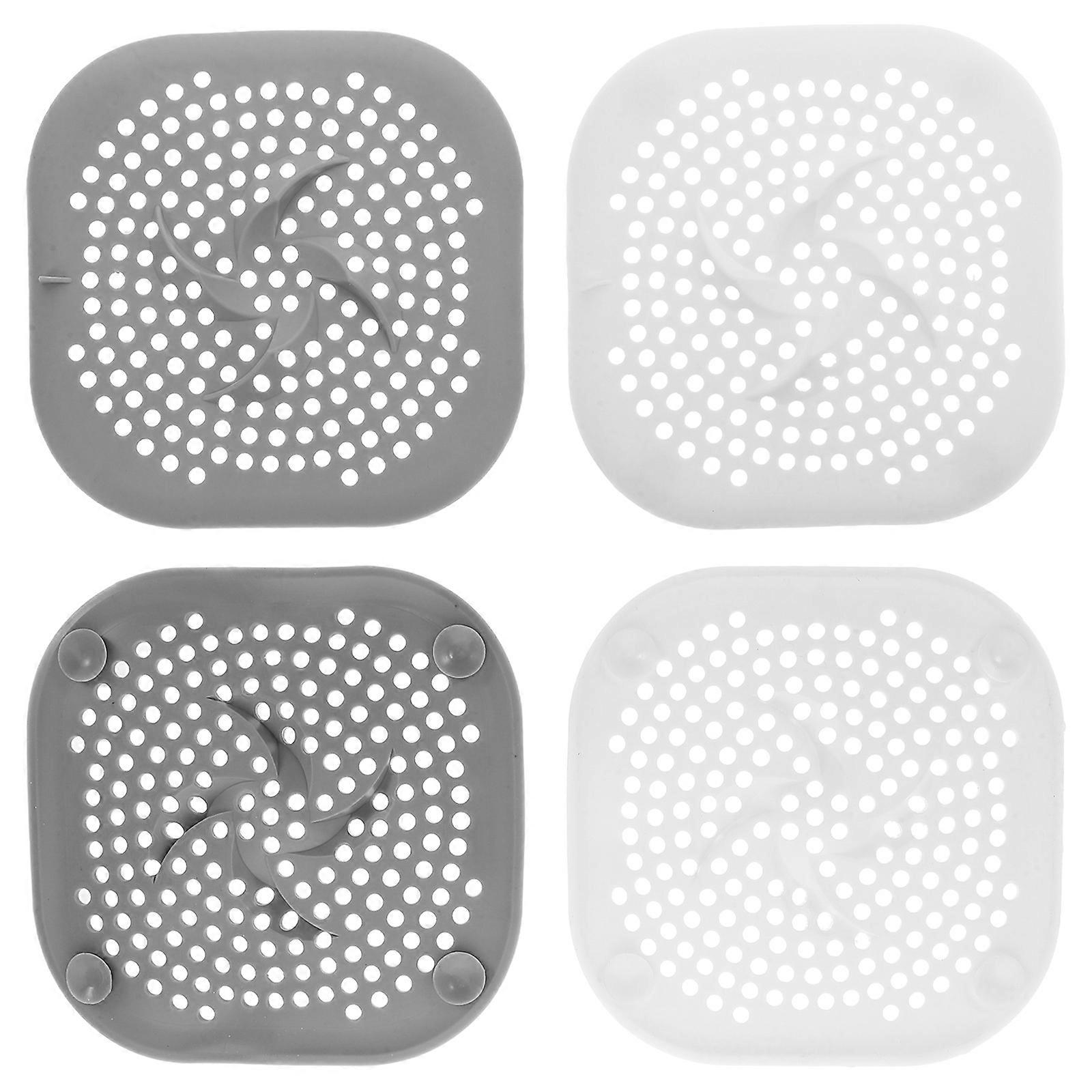 4Pcs Silicone Drain Protector for Kitchen Drain and Laundry Room Drain Odor Prevention Multi Color for Homeowners