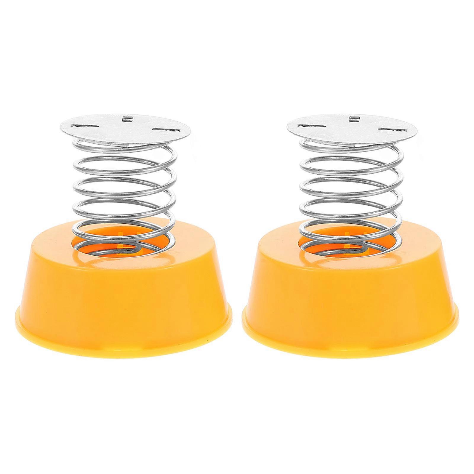 Spring Base Bobblehead 2Pcs Toy Ideal For Car Dashboard And Bicycle Accessories With Durable Plastic Material