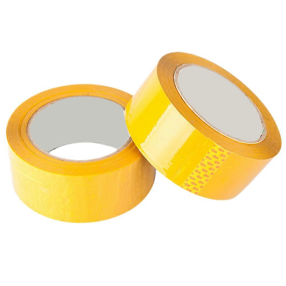 Ruban d'emballage jaune pour boîtes, 12 rouleaux, en vrac
