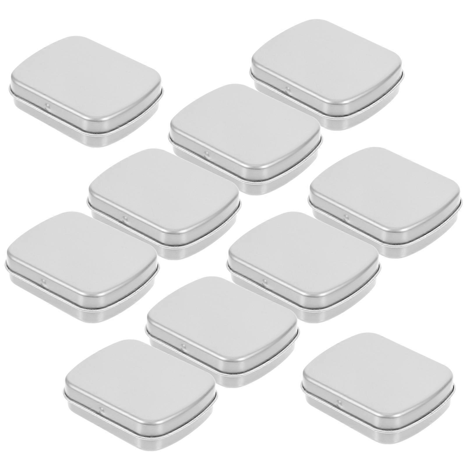 Iron Organizer Small Tin Box for Storage Use 30Pcs Portable Sample Containers