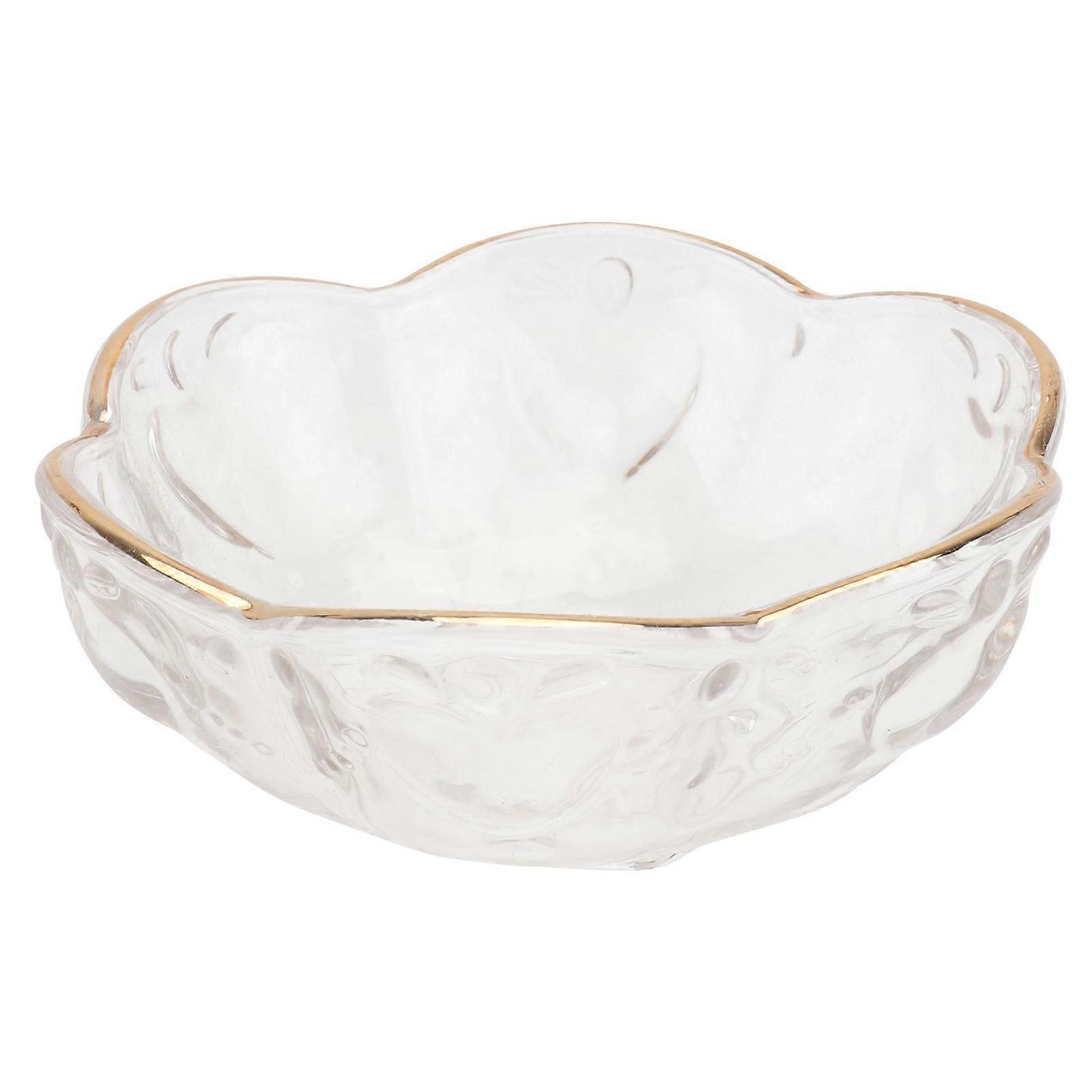 Fruit Bowl for Food Storage 3Pcs Transparent Kitchen Glass Tableware