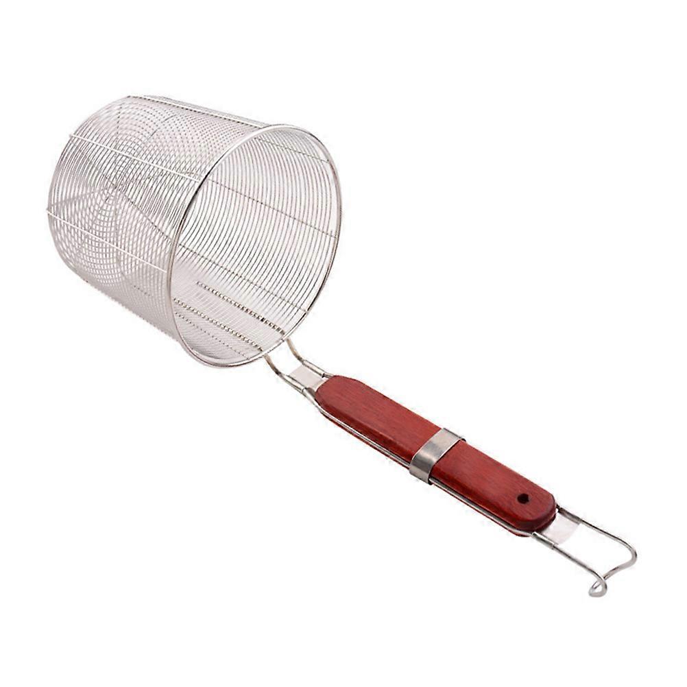 Fémhálós lehúzó gabonafélék és bab öblítéséhez főzés közben, 14 cm, ezüst, 1 db-os csomag