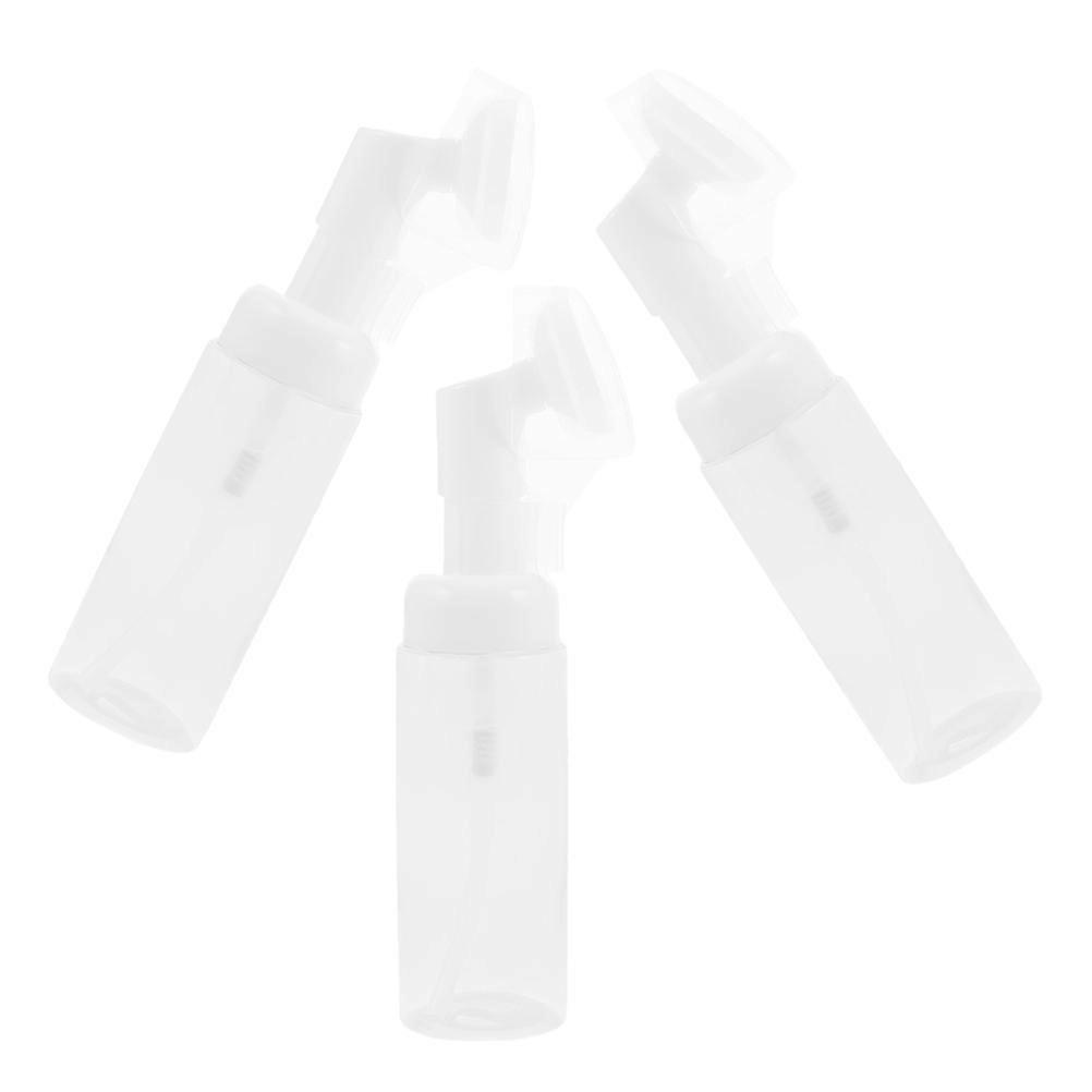 Foaming Bottle Foam Pump for Travel 3Pcs Transparent Soap Dispenser