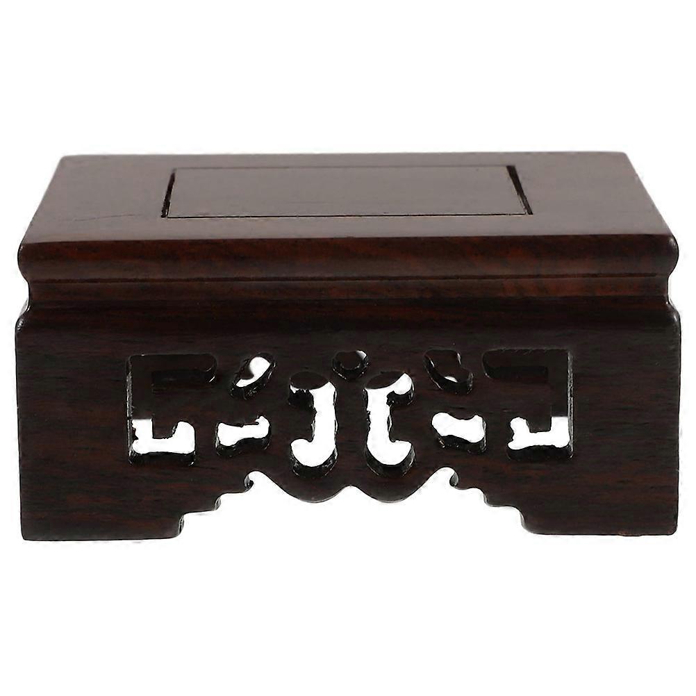 Wood Planter Stand Flower Vase Riser for Display Use 5Pcs Coffee