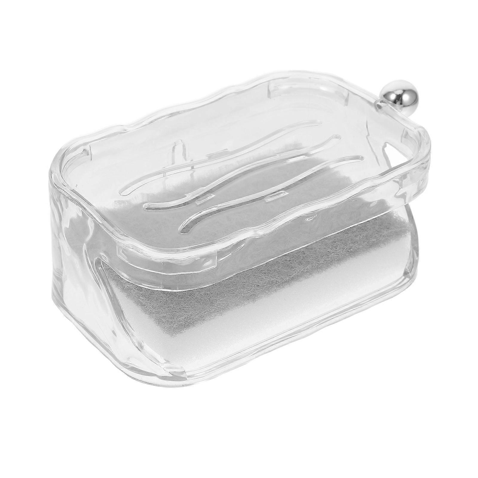 Wall Mounted Soap Dish for Bathroom 5Pcs Plastic Shower Accessory Set