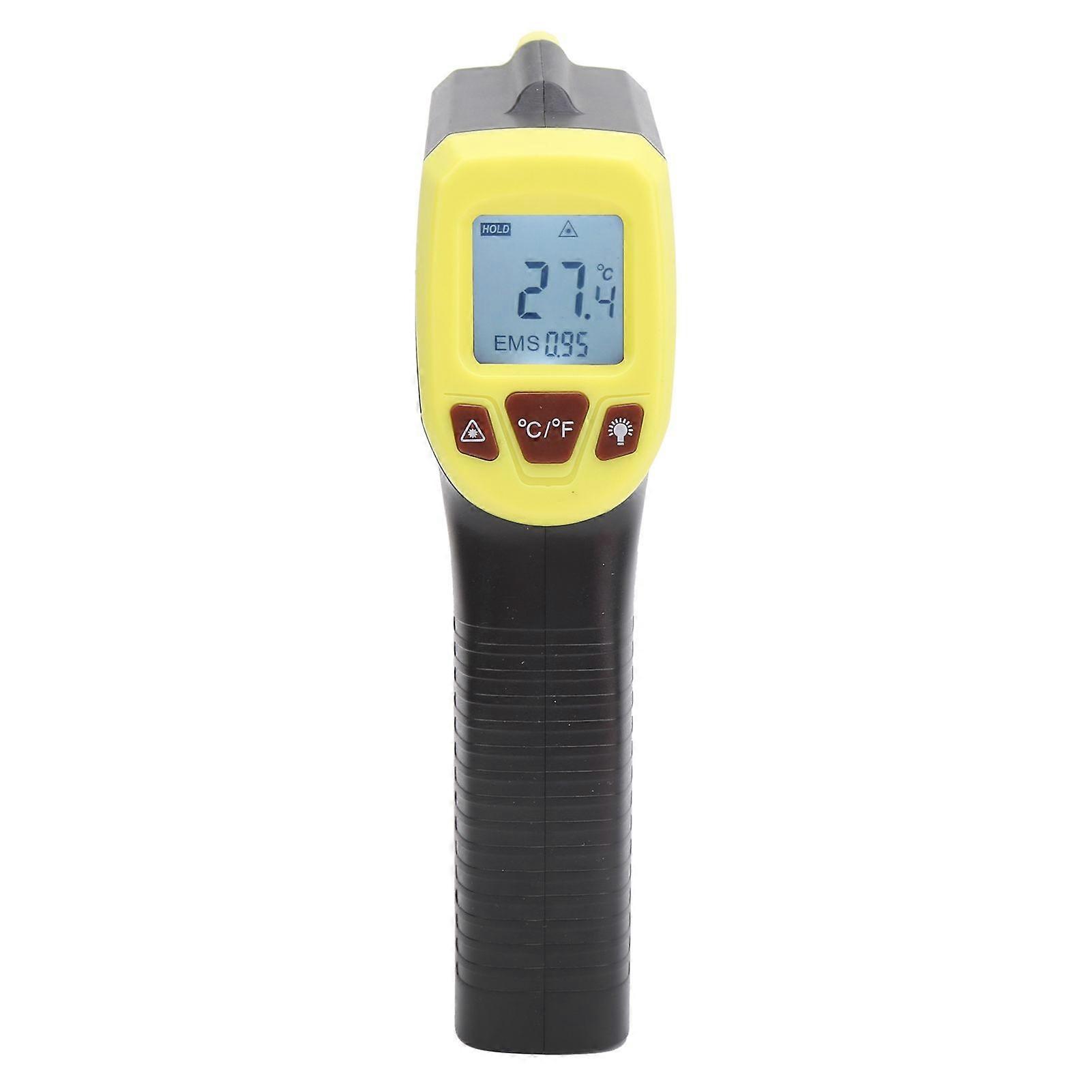 Temperature Measuring Gun Infrared with LCD Display Industrial Thermometer GM320SYellow