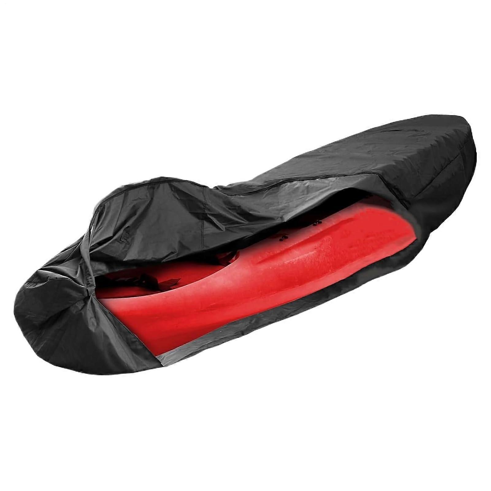Kayak Cover HeavyDuty Waterproof UVResistant 5x1m DustProof Boat Accessory for Lake River Marina Docking