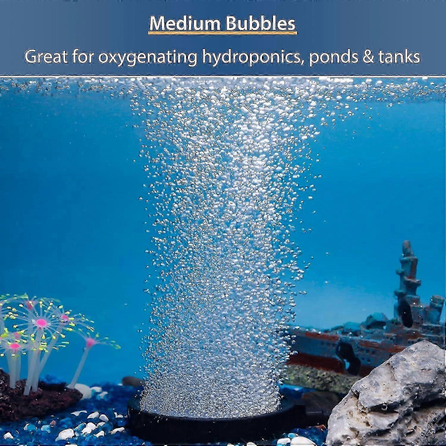 10CM Air Stone Disc Bubble Diffuser with Suction Cups for Pump Aquarium