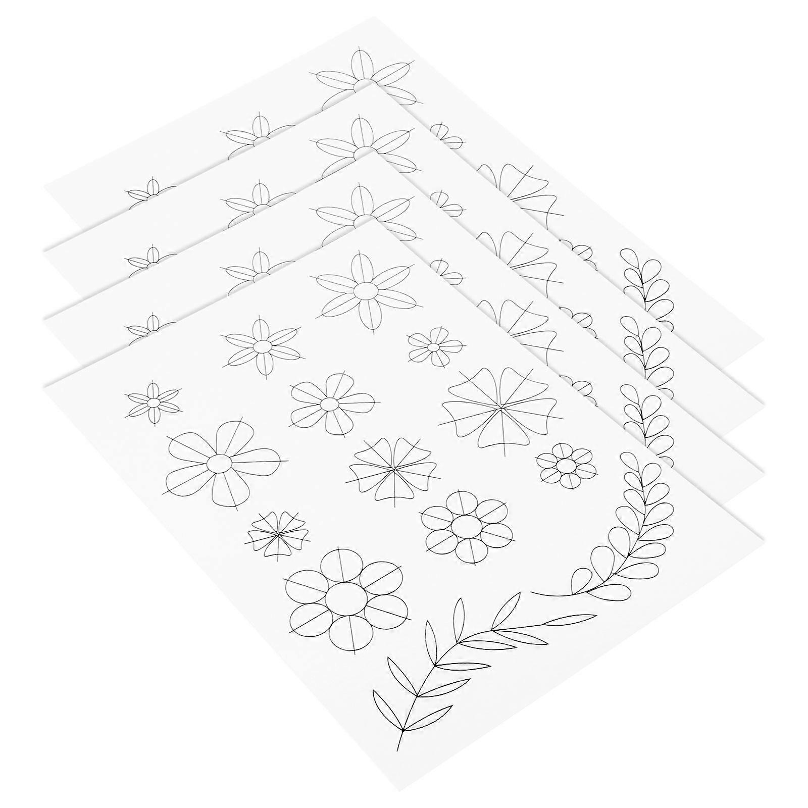 Wood Quilling Positioning Sheet Tool for Precise Crafting 20Pcs Beige