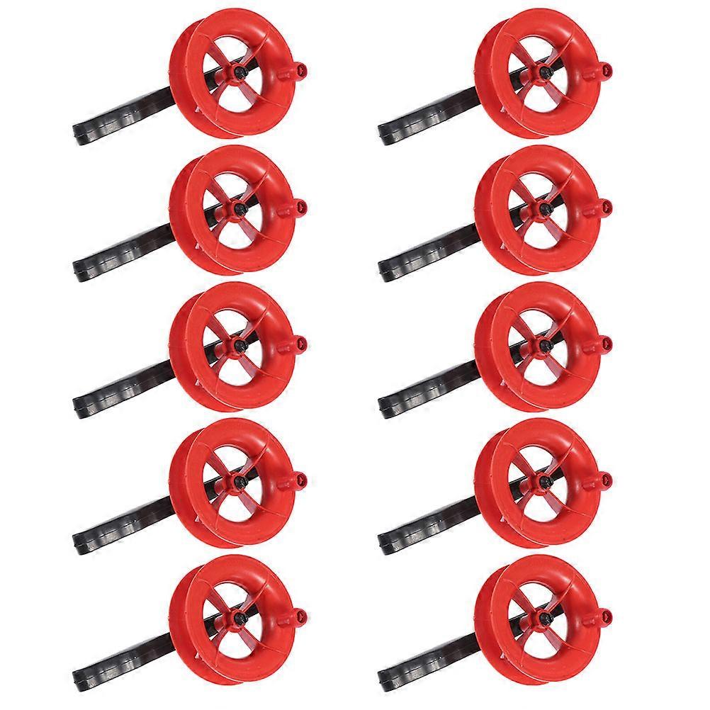 Reels 15Pcs Red Plastic Child-Friendly Line for Flying Kite Wheel