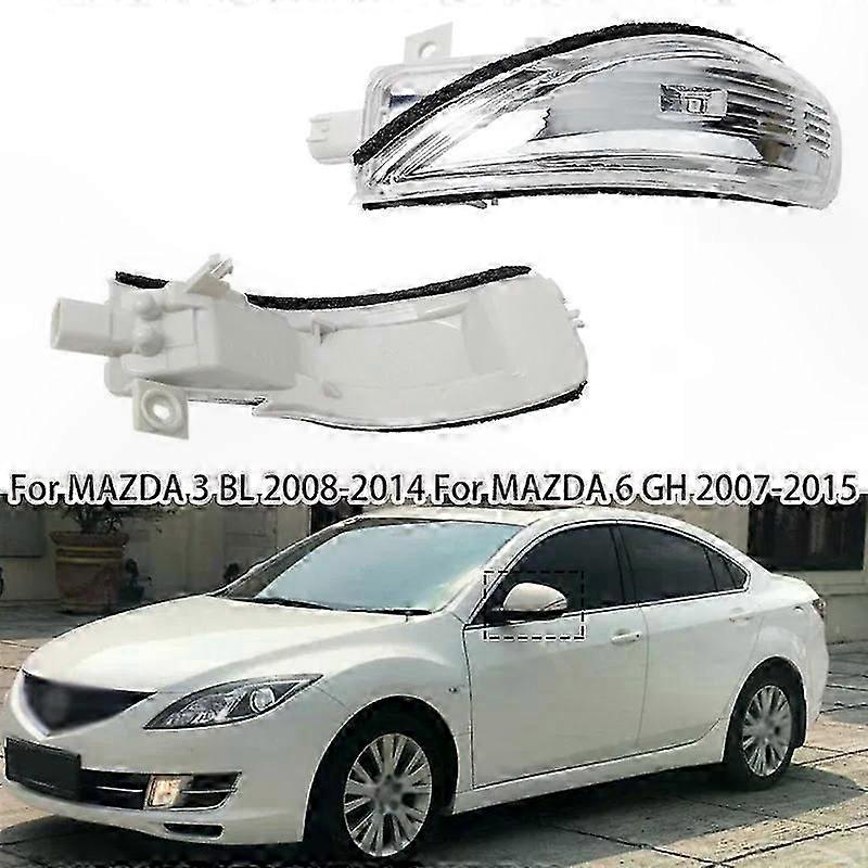 LED Turn Signal Light for Mazda 3 BL 2008-2014 & Mazda 6 GH 2007-2015 Auto Mirror Blinker Lamp