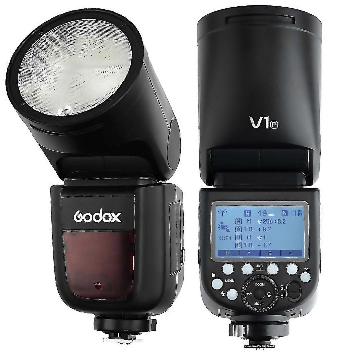 For Godox V1p Round Head Ttl Flash Speedlite For Pentax