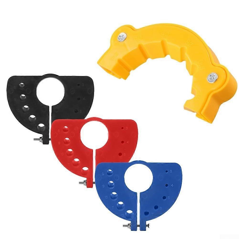 Drill Bit Sharpener Attachment For Angle Grinder MultiSpec Grinding Jig ABS Plastic For HSS And Cobalt Drill Bits