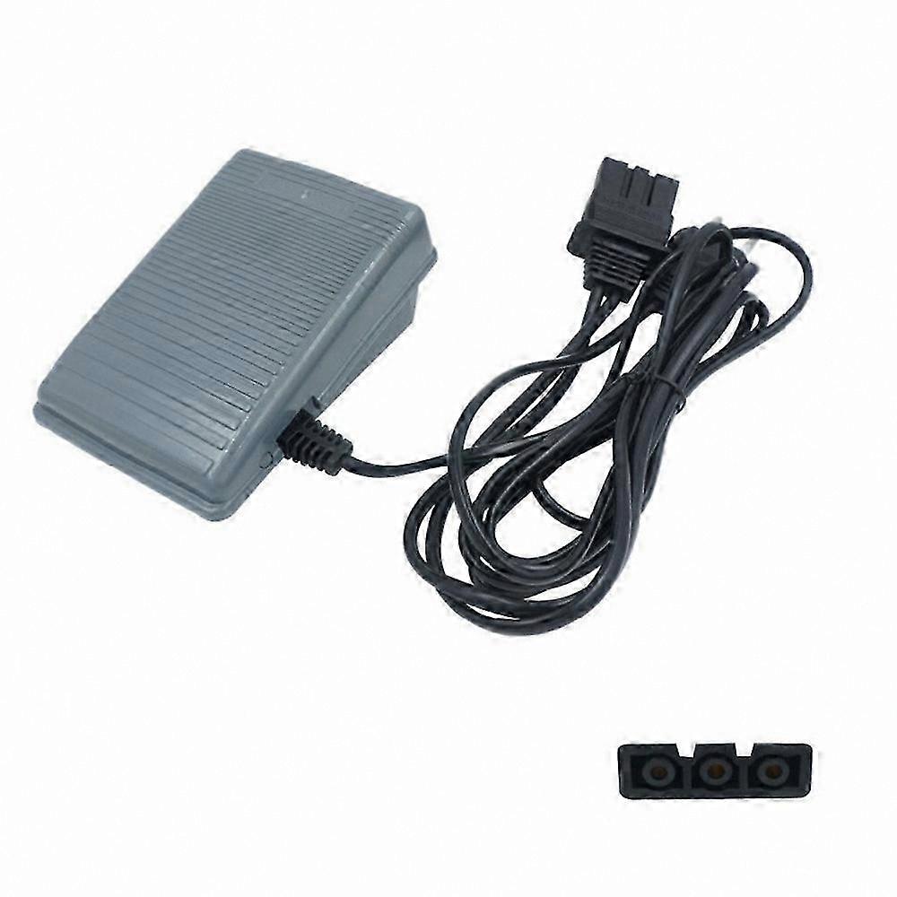 Universal Sewing Machine Foot Pedal with Power Cord, Compatible with 220V EU Plug Models