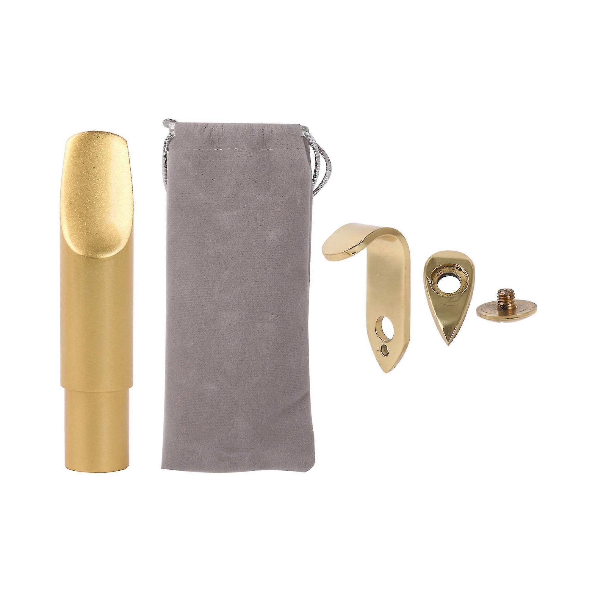 25-26 Alto E-flat Saxophone Mouthpiece 6# for Sax with Thumb Hook Rest Kit
