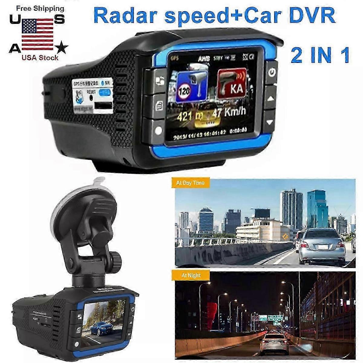 VG3 2-in-1 Radar Detector and GPS - English Guide Included 2025 -HK1027