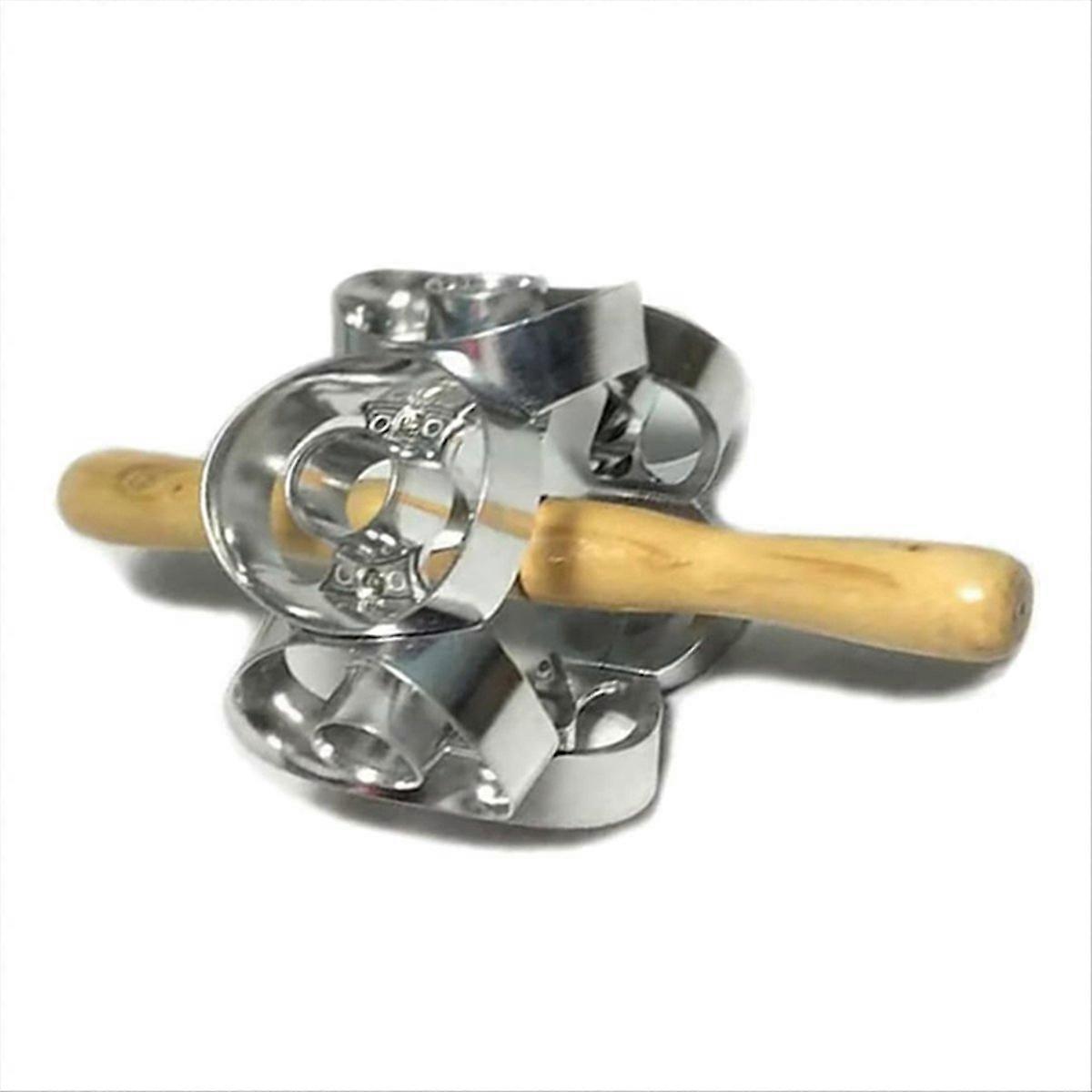 डोनट मोल्ड, 6 कैविटी नॉन-स्टिक डोनट कटर कुकी मोल्ड