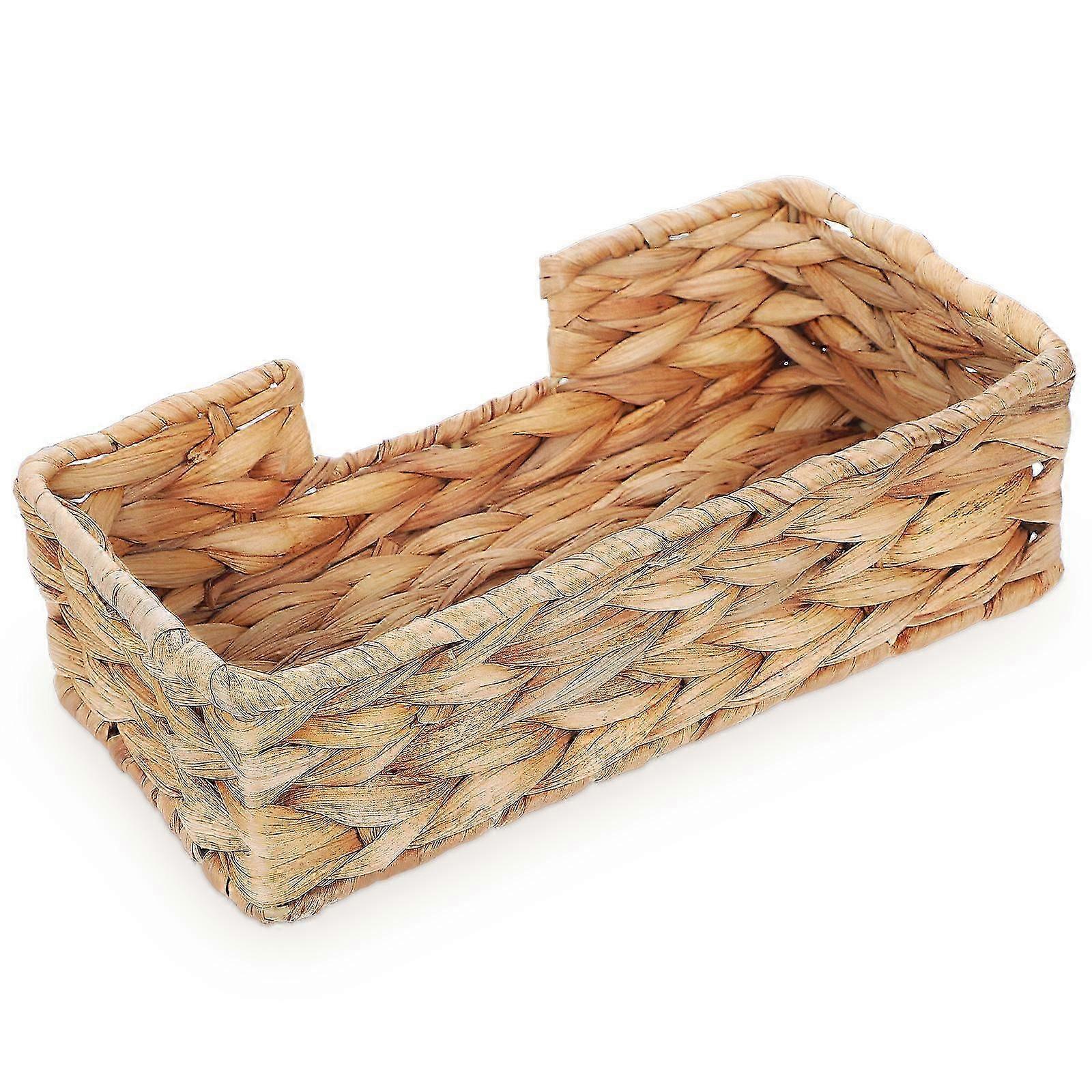 Woven Tissue Box Holder Rustic Tissue Dispenser for Home Use 3Pcs