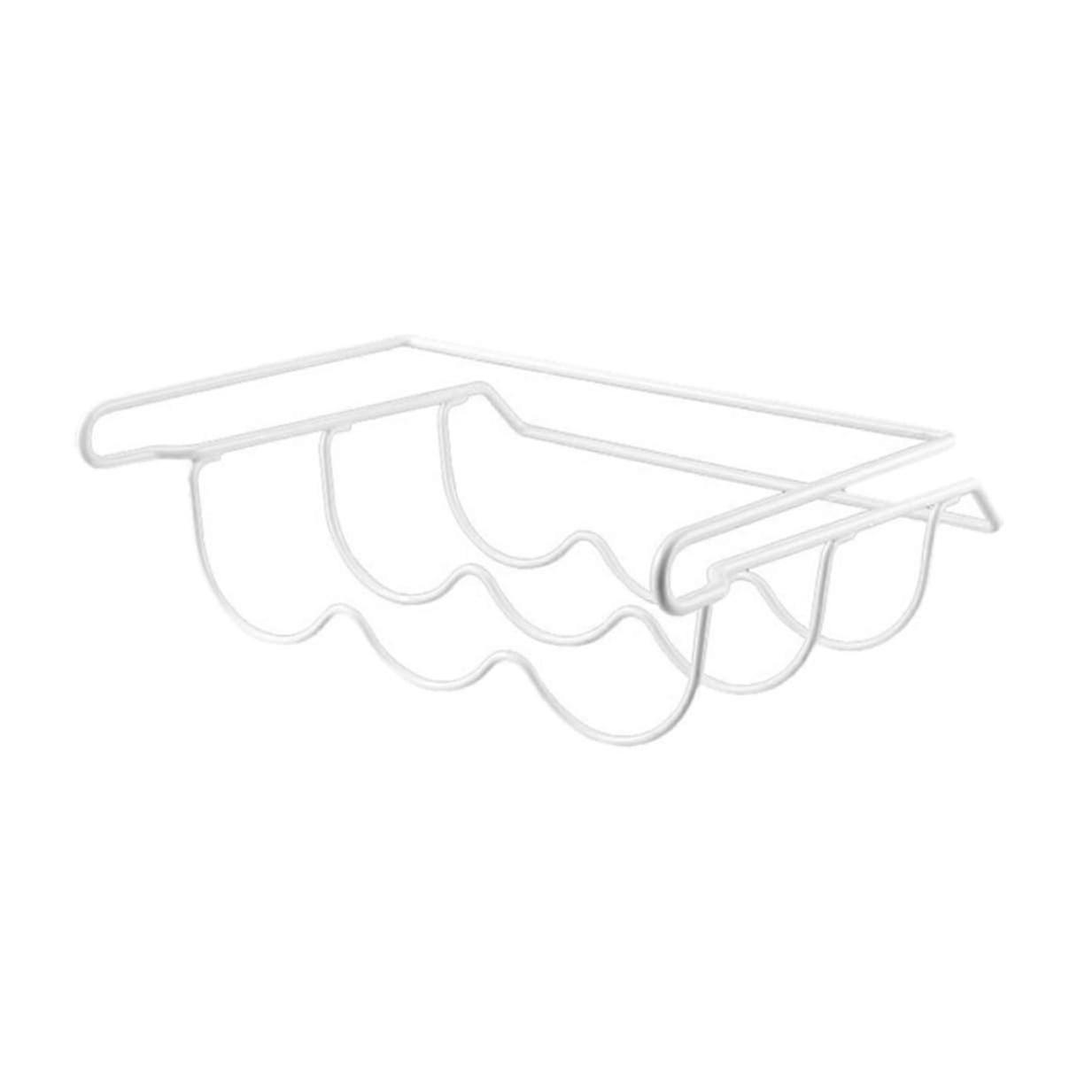 Iron Refrigerator Storage Rack For Beer Bottles And Wine Display, SpaceSaving Fridge Organizer For Cabinets And Pantry