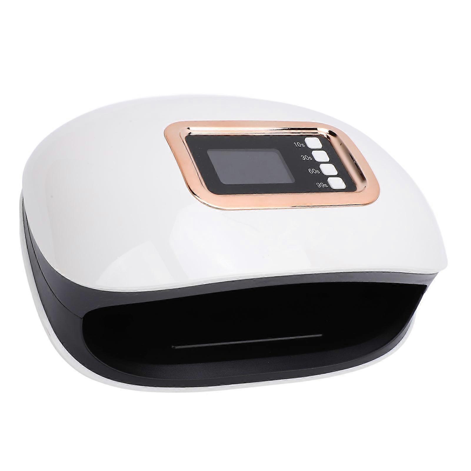 72W Nail Light 4 Timers 36pcs Light Chips Automatic Sensor Multipurpose Gel Nail Polish Curing Dryer for Salon and Home EU Plug 