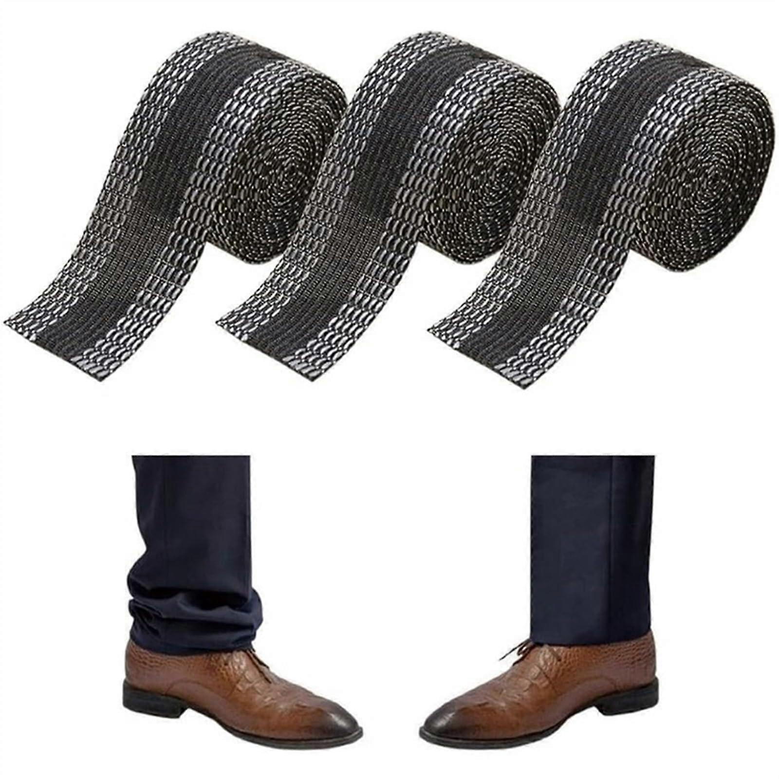 Hemming Tape 3Pcs Set, SelfAdhesive Washable IronOn Clothing Tape, Fabric Fusing Tape For Pants, Black, Size 1M