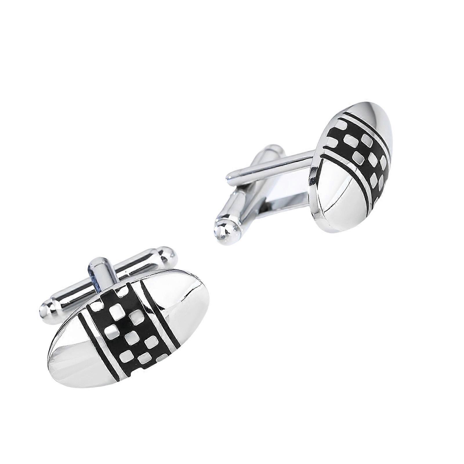 Elegant Business Cufflinks For Men Unique Oval/Bottle Design Copper Materials Cuff Link Formal Attire Accessories Multicolor